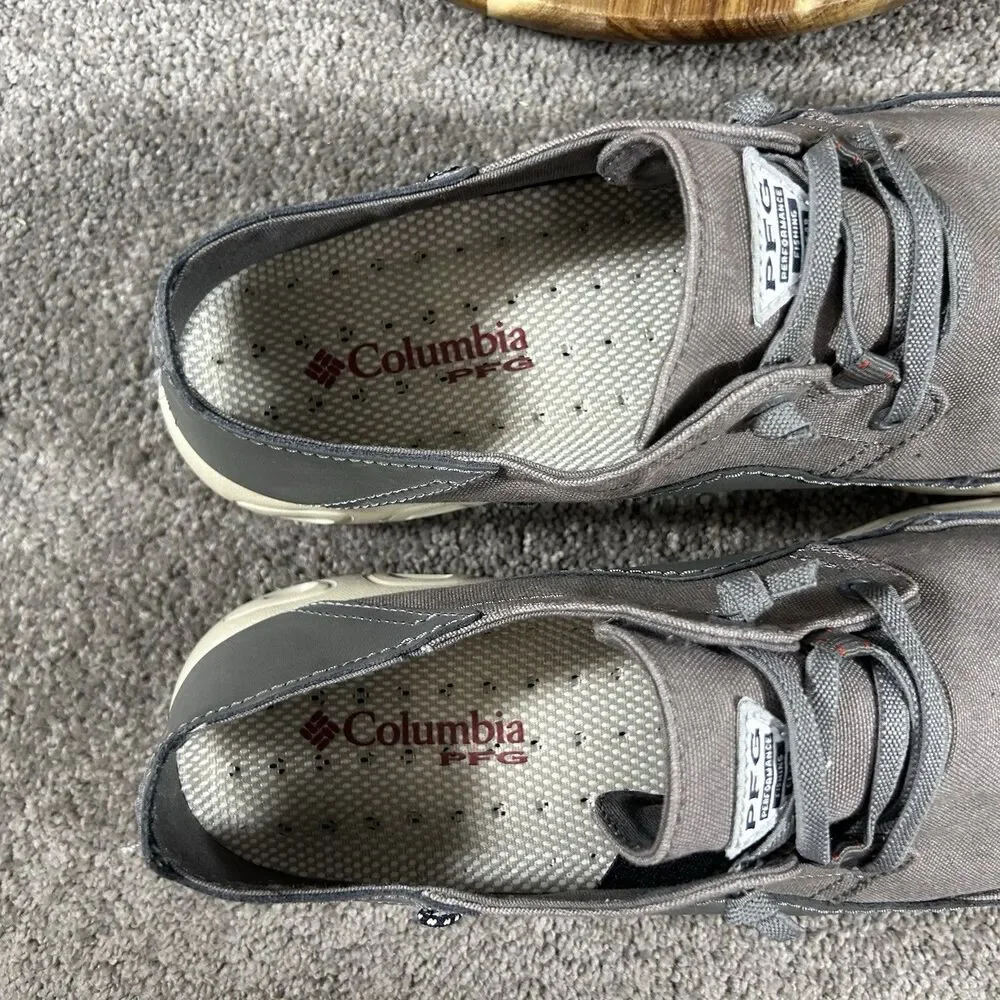 Columbia Bahama Vent PFG Mens Sz 12 Gray Relaxed Loafer Fishing Water Boat Shoes